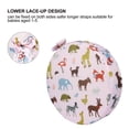 thumbnail image 3 of Silla redonda para niños de 1 pieza, cojín creciente, patrón animal, asiento elevador para niños, 3 of 7