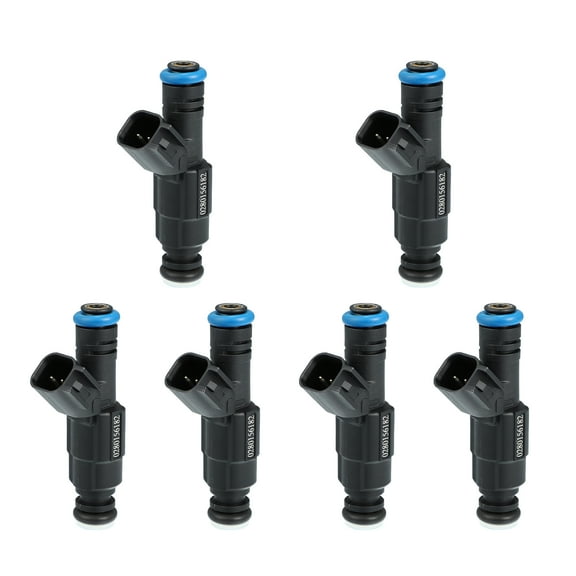Unique Bargains 6 Pcs 0280156182 89017615 Car Petrol Fuel Injector Nozzle for Chevrolet Equinox LS LT LTZ 3.4L V6 05-09