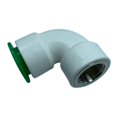thumbnail image 1 of Conector de Codo de Rosca PPR de Aplicaciones en los Sistemas de Agua Fría y Caliente Edificios DYNWAVEMX Accesorios de codo de rosca PPR, 1 of 8
