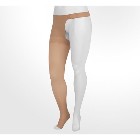 Juzo Soft 20-30 mmHg, Soft, Thigh, OT, Short Hip Attach Left, Beige