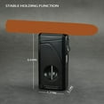 thumbnail image 5 of All in One Triple Jet Flame Butane Torch Lighter Built-in Cutter, Cutter V Cut, Punch, Holder Function, Draw Enhancer Tool, Refillable and Adjustable Windproof Lighter. Grey(Sold Without Gas) ﻿, 5 of 6