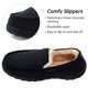 thumbnail image 3 of Zapatillas Vonair Mocasín para hombre, interior y exterior, color negro, talla 11US, 3 of 5