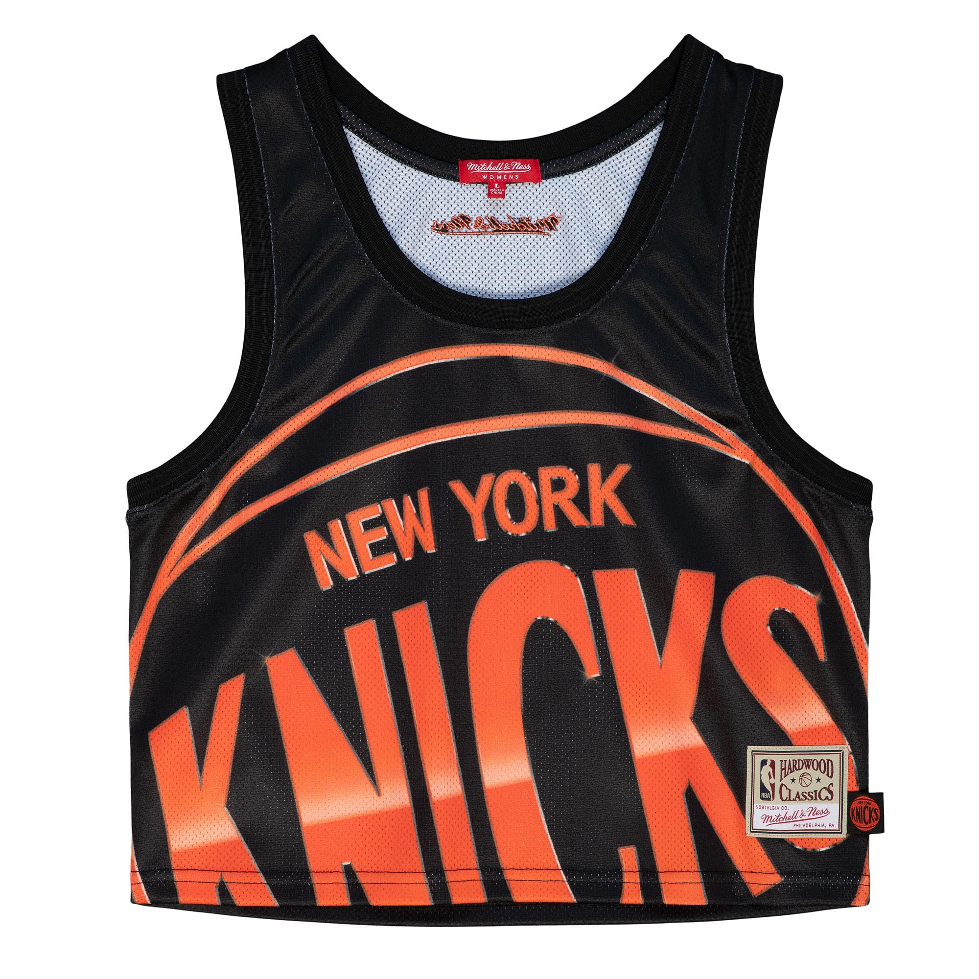 Women's Mitchell & Ness Black New York Knicks Hardwood Classics