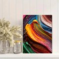 thumbnail image 2 of Vibrant Rainbow Swirl Canvas Print, Perfect Wall Art for Living Room Bedroom Office Kitchen Dining Room Hotel Lobby Studio, 2 of 8