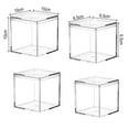thumbnail image 3 of [Big Clear!]4 Pack Transparent Acrylic Plastic Square Cube Small Acrylic Box With Lid Storage Box Storage Box For Candy Pills And Small Accessories, 3 of 6