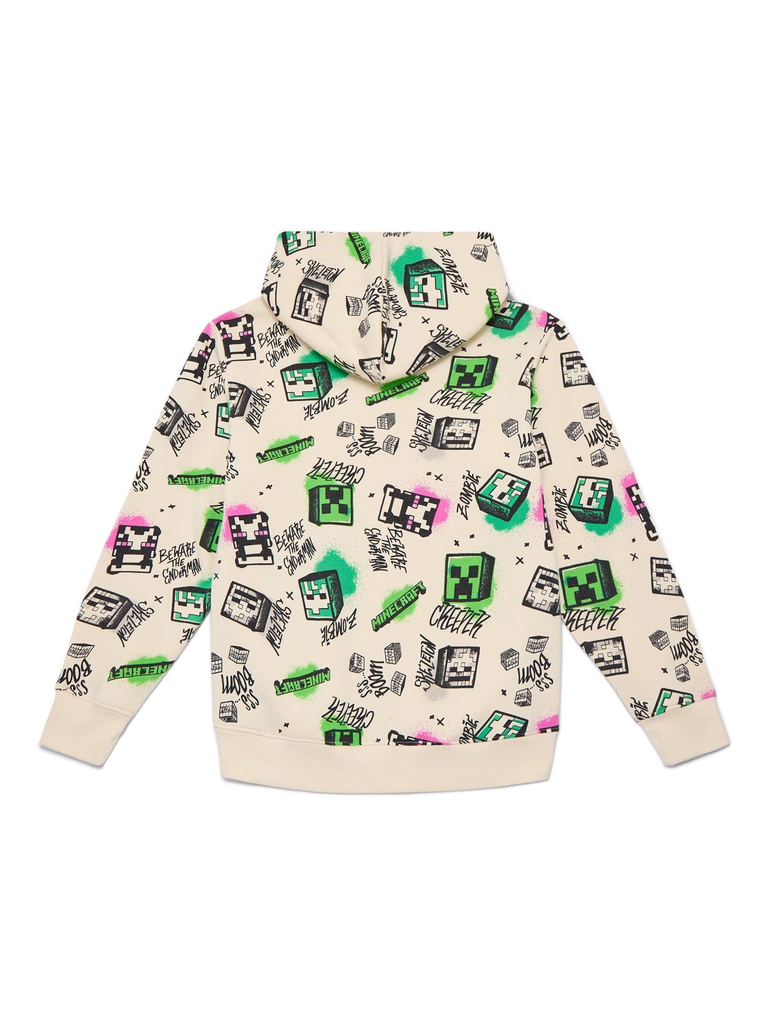 Minecraft, Boys' & Big Boys' Graphic Hoodie, Sizes 4-18