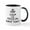 White/Black Inside, variant on CafePress - Keep Calm And Focus On Burnt Toast Mugs - 11 oz Ceramic Mug - Novelty Coffee Tea Cup