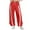 Red, variant on Womens Slacks Baggy Wide Leg Pants Drawstring Elastic High Waisted Contrast Color Workout Sweatpants Sweatpants Women Purple XXL