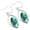Copper Blue Turquoise, variant on Red Stone Women Jewelry 925 Sterling Silver Earring