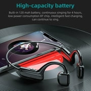 Bone Conduction Headphones Bluetooth 5.1 Wireless Earbuds Outdoor Sport Headset