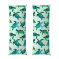 thumbnail image 1 of Balery Green Sea Turtle Funda Protectora para Almohada Corporal de Algodón Hipoalergénico con Cierre(55 x 21 pulgadas), Almohadas No Incluidas, 1 of 7