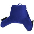 thumbnail image 4 of Nestl Reading Pillow, Medium Bed Rest Pillow with Arms for Kids Teens & Adults – Premium Shredded Memory Foam TV Pillow - Royal Blue, 4 of 9