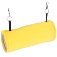 thumbnail image 3 of Hamster Hammock Warm Plush Tunnel Cage Hanging Bed Tube for Small Animals Pet BirdsYellow, 3 of 8