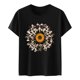 thumbnail image 5 of Blusa informal de manga corta con cuello redondo y estampado de verano a la moda para mujer Pompotops  hfajkhk135491, 5 of 7