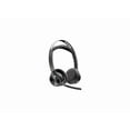 thumbnail image 6 of Poly Voyager Focus 2 Microsoft Teams Certified USBC-C Headset + USB-C/A Adapter - Microsoft Teams Certification - Google Assistant, Siri - Stereo - USB Type C - Wired/Wireless - Bluetooth, 6 of 6