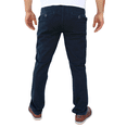 thumbnail image 4 of Pantalón de gabardina stretch John Silver  Corte recto color azul petróleo, 4 of 5