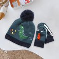 thumbnail image 1 of Sombrero unisex grueso con pompón CUTICAT de punto para invierno, 1 of 7