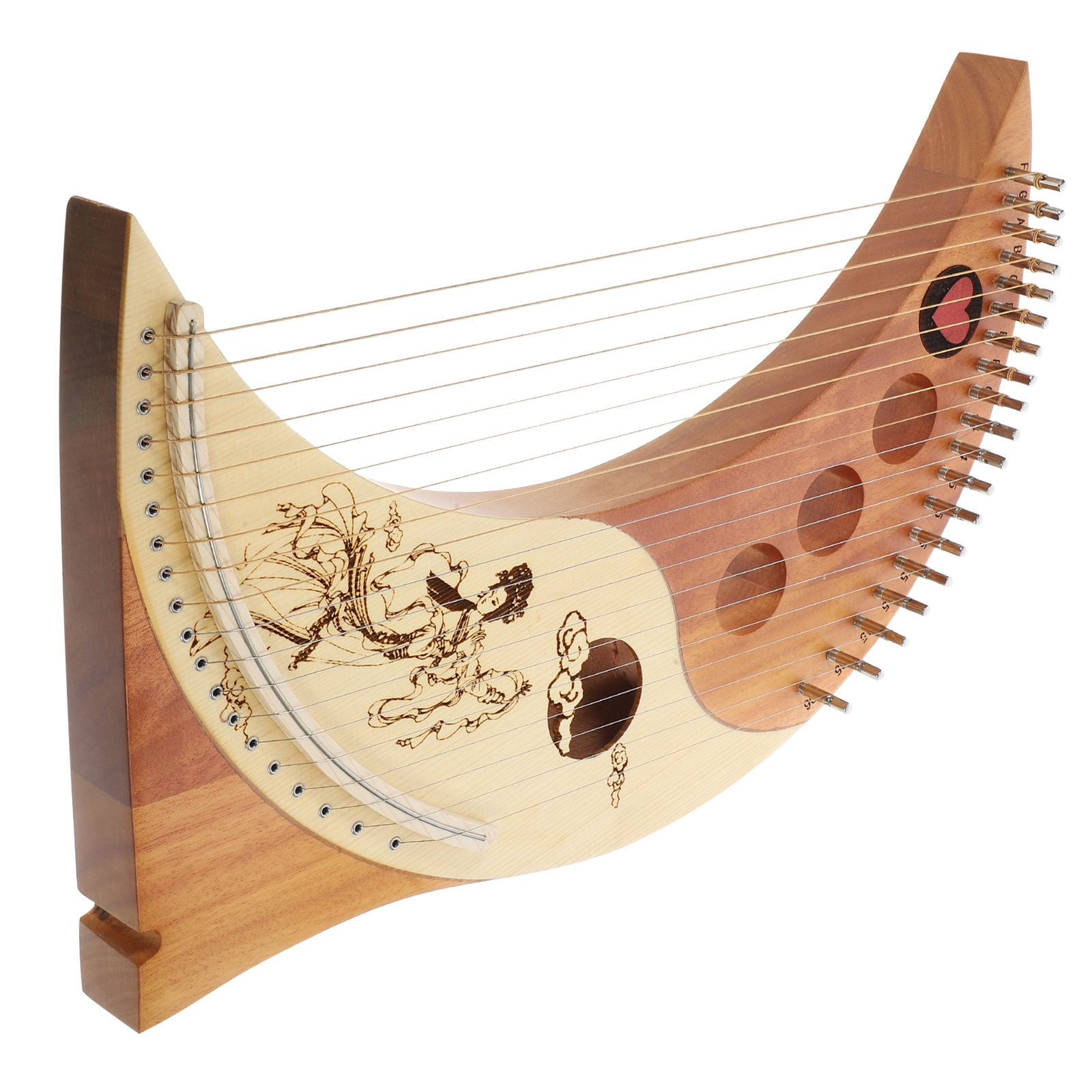 Schoenhut 15 String Harp w/ bench - Walmart.com