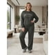 thumbnail image 2 of Conjunto Casual 2 Piezas Sudadera y Pants con Estilo Urbano, Cómodo y Diseño Atemporal para Mujer, 2 of 5