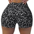 thumbnail image 2 of Fotbe Numbers Shorts Sin Costuras – Shorts Deportivos de Cintura Alta para Mujer, Elásticos para Gimnasio, Yoga, Running o Ciclismo-Medium, 2 of 8