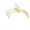 Gold, variant on Pants Hangers, Space Saving Metal Clothes Hanger with Non-Slip Pinch Clips, 5 Pack