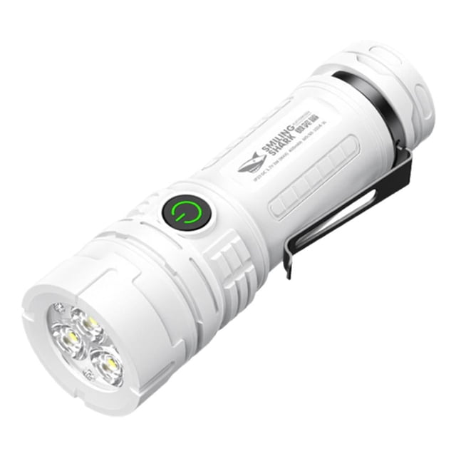 Blarkrus Projecteur de Recherche à DEL Puissant et Chaud Lampe de Poche Projecteur Rechargeable par USB