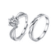 thumbnail image 1 of Anillo De Promesa Plata 925 Hombre Y Mujer Ajustables Plata, 1 of 4
