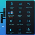 thumbnail image 2 of App Cerradura Electrónica Digital K8 Biometría Y Ttlock, 2 of 4