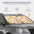 thumbnail image 3 of Kdxio Honey Bee Set Print 2-Piece Sun Shade Front Windshield - Foldable Car Front Window Sunshades for Most Sedans SUV Truck, 3 of 6