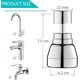 thumbnail image 2 of 3 modos Douchette Embout Robinet Cuisine - 360 grados Tte Douchette Evier Cuisine(argent),arateur De Cuisine,adaptador Economiseur D'eau Pour Robi, 2 of 5