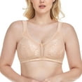 thumbnail image 2 of Women's Plus Size Minimizer Bra Full Coverage Wireless Non Padded Bra 40G, 2 of 9