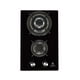 thumbnail image 1 of Parrilla de gas para empotrar de 2 quemadores, con cubierta de cristal templado negro DOMINO GLASS Supra DOMINO GLASS, 1 of 6