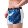 thumbnail image 2 of Fotbe Blue White Fluid Art Calzoncillos Tipo Boxer con Bolsa de Soporte Total para Hombre, X-Temp Fresco, Transpirable y de Secado Rápido-X-Large, 2 of 5