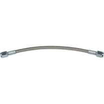 8" Braided Stainless Steel Brake Line, AN 4