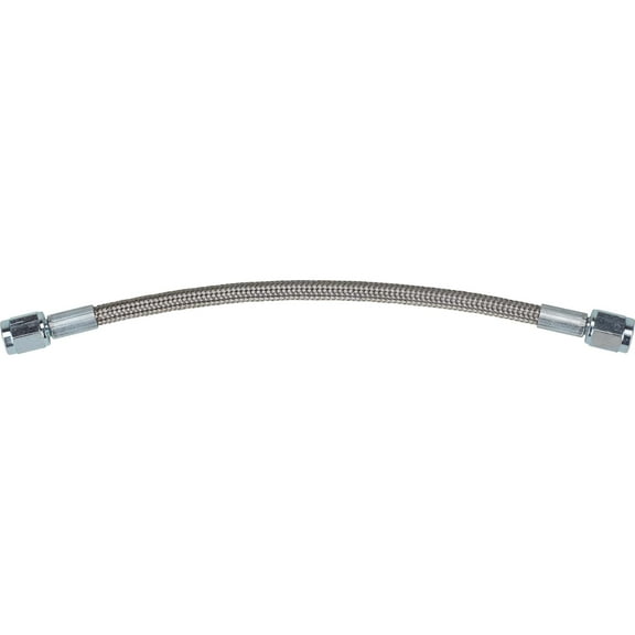 8" Braided Stainless Steel Brake Line, AN 4