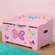 Personalized Dibsies Modern Expressions Butterflies and Flowers Toy Box