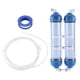 thumbnail image 3 of WATER FILTER 2PCS T33 cartridge housing DIY T33 Shell Filter Bottle 4pcs fittings Water Purifier for reverse osmosis system, 3 of 5