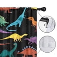 thumbnail image 4 of Blackout Kids Curtains,Colorful Dinosaurs Galaxy Pattern Childrens Insulated Curtains Set Of 2,Bedroom Essentials,Toddler Room Decor 42"x63", 4 of 5