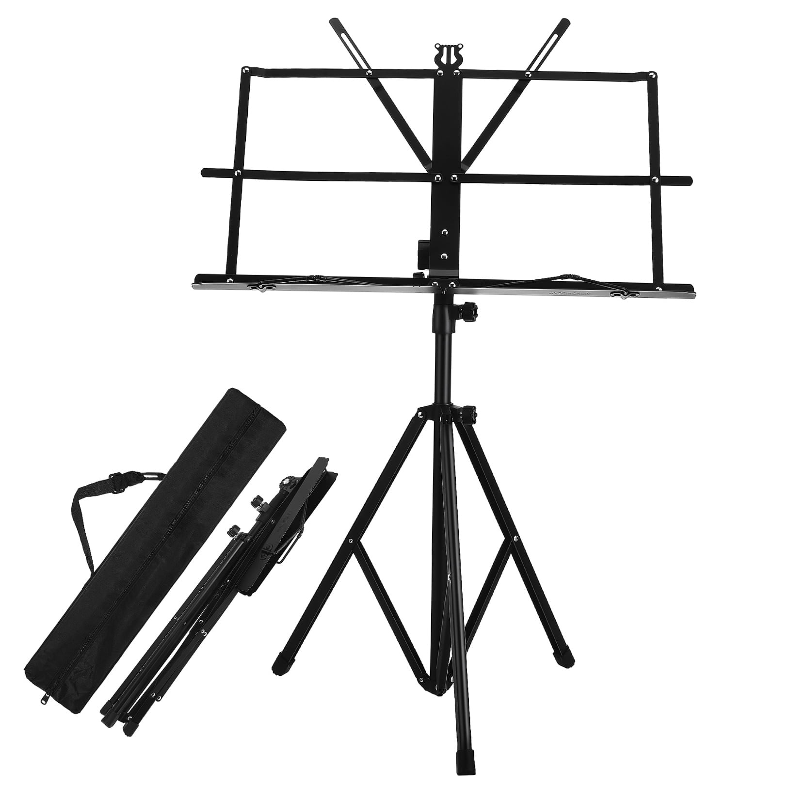 OULII Lightweight Music Stand Black 1 Set For Musicians