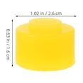 thumbnail image 4 of WEUVEB Truck Use Rubber Bumper Guard Shock Absorbing Yellow Pads 20Pcs, 4 of 7
