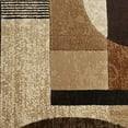 thumbnail image 6 of Home Dynamix Tribeca Jasmine Contemporary Geometric Area Rug, Brown/Red, 18.9"x31.5", 6 of 7