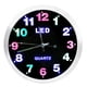 thumbnail image 3 of Elegante decoración del hogar para la sala de estar, reloj de pared LED colorido moderno con movimiento de cuarzo silencioso, 3 of 8