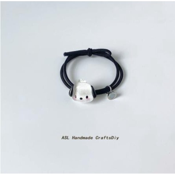 Sanrio Anime My Melody Kuromi linda pareja de dibujos animados pulsera imán bola mano hombres mujeres regalo niñas Kawaii banda de goma regalos Juguetes Dengxun unisex