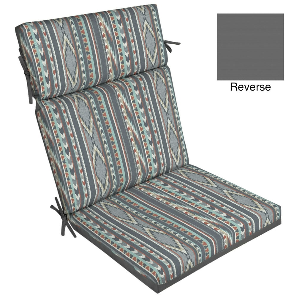 Better Homes & Gardens Grey Tenya Stripe 21 x 44 In. Patio Dining Chair