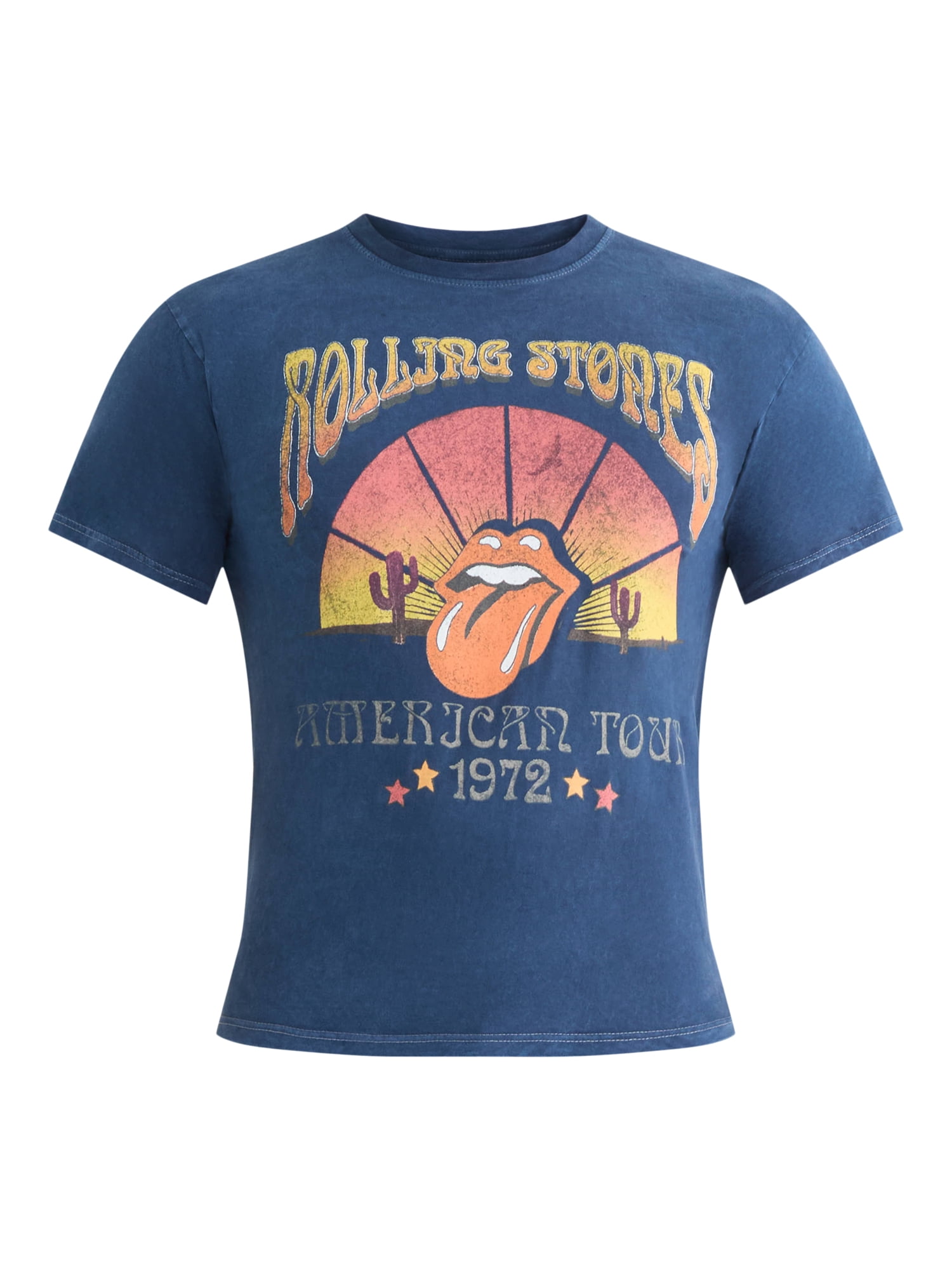 Rolling Stones Men's and Big Men's Graphic Cotton Band Tee with Short Sleeves, Sizes S-3XL