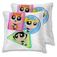 thumbnail image 2 of Fundas de almohada de Las Chicas Superpoderosas, súper suaves, esponjosas, de doble cara, acogedoras, para sofá, sala de estar, decoración del hogar, juego de 2 almohadas cuadradas, 2 of 8