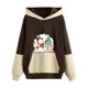 thumbnail image 1 of Blusa de manga larga con estampado navideño informal a la moda para mujer, suéter con bolsillo, sudaderas con capucha Fridja bvmnju5847, 1 of 6