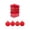 Red, variant on OCCOA Christmas Decorations 24Piece Set Flocked Tree Ornaments Assorted Styles with Hanging Loops for Xmas Tree Holiday Party Decor, Pink