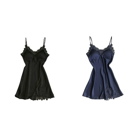 2-Pack Women Lace Pad Lingerie Nightwear Underwear Robe Sleepwear Dress plus Size Lingerie for Women Bra Lingerie for Women Lingerie Robe Lingerie Cow Lingerie Maternity Robe 34ddd Bras
