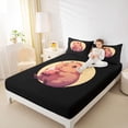 thumbnail image 3 of Erosebridal Kawaii Capybaras Bed Sheets,Cute Animal Capybara Decorations King Sheets For Kids Teens 4pcs, 3 of 6